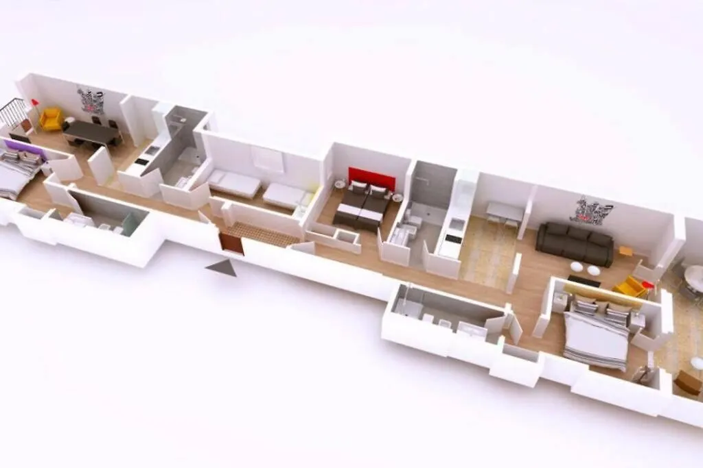 Perfectly Located 4Bed 4Bath Apartment In Eixample Barcelona 0*,  Espanha